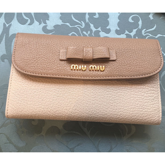 【SALE】Miumiu財布 スーパーコピー マドラスリボン折りたたみがま ☆7070601